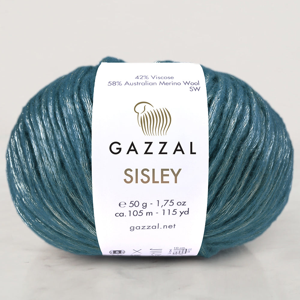 Gazzal Sisley Yeşil El Örgü İpi- 5722